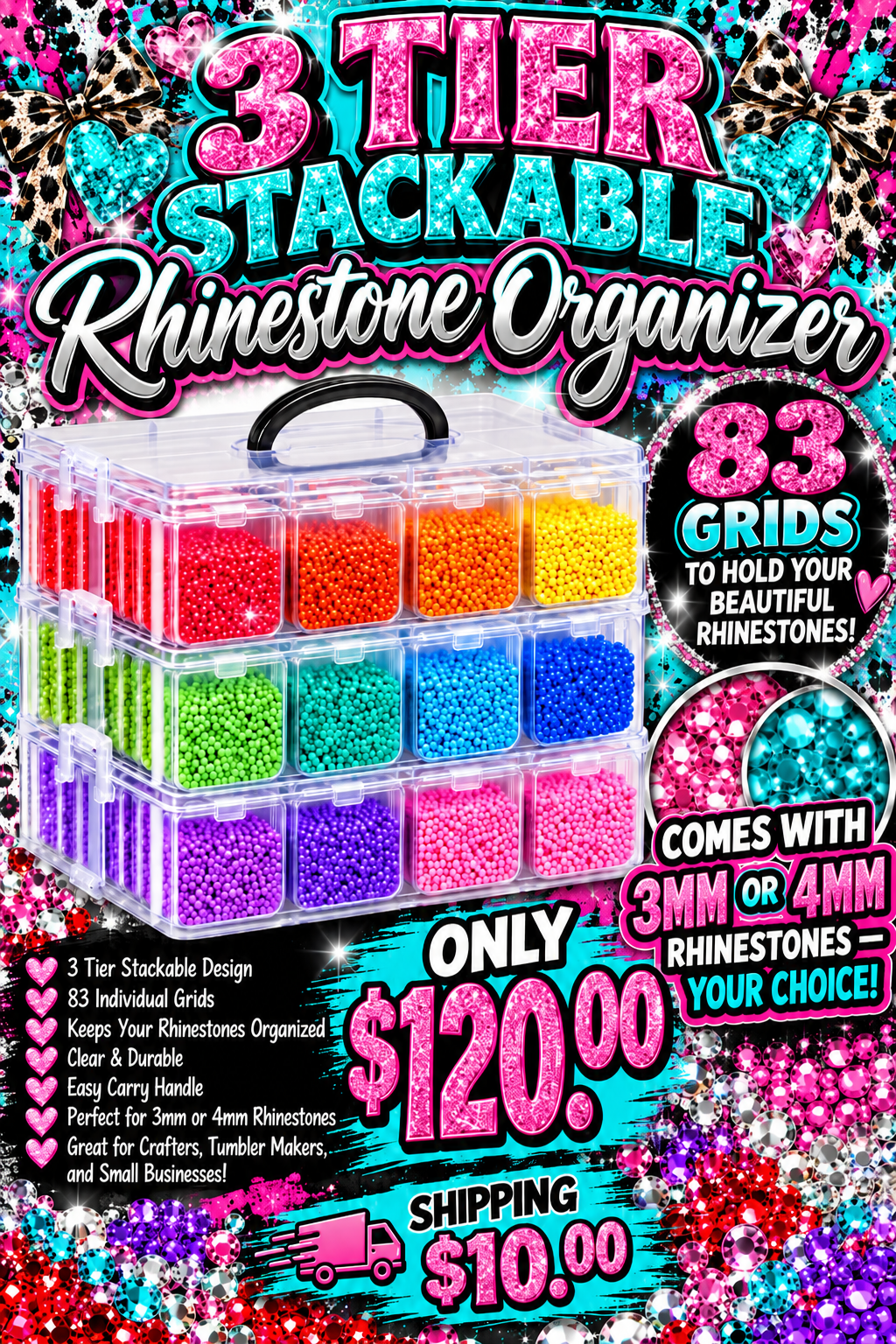 Rhinestone Organizer (Full)