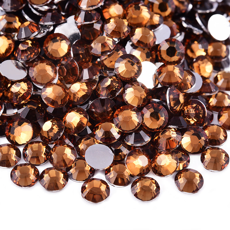 Yellow Coffee Resin Rhinestones