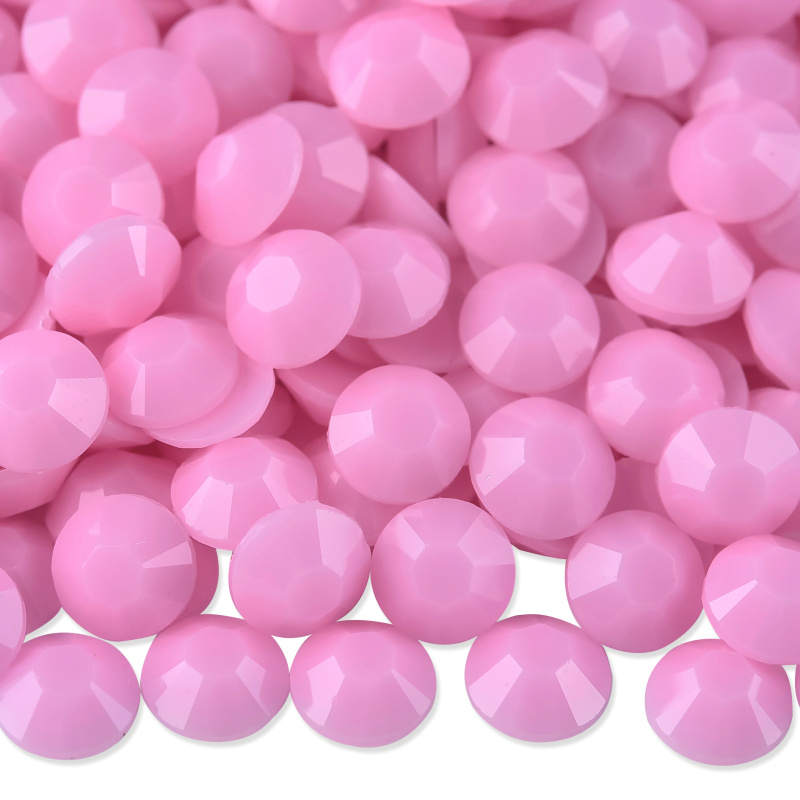 Light Pink Solid Resin Rhinestones
