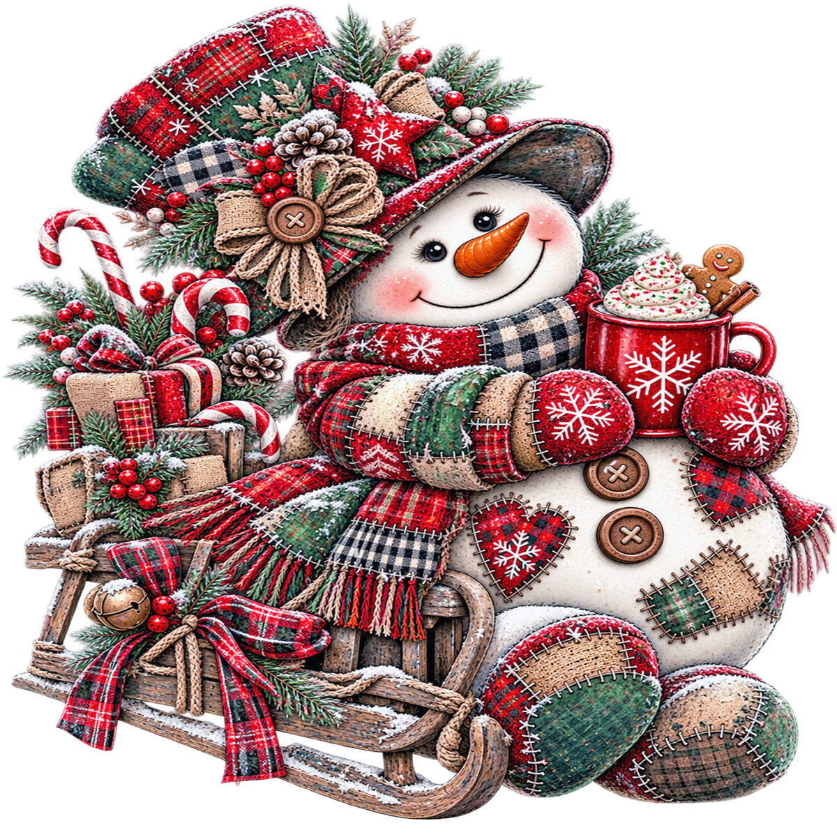 Snowman Sleigh 5