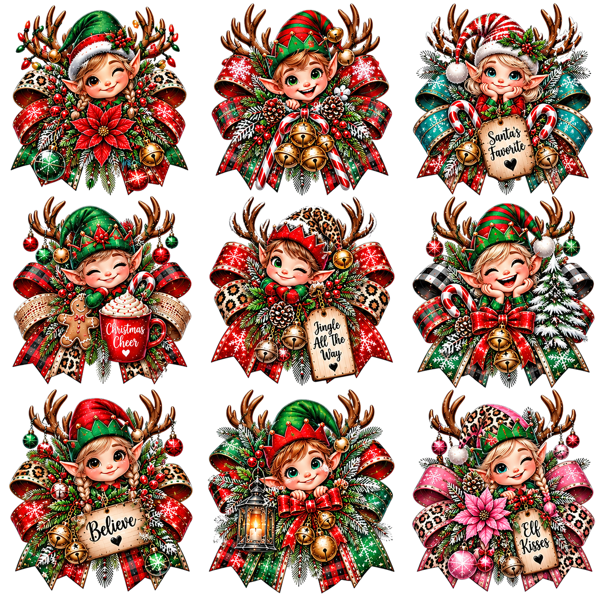 Christmas Elf Bows 1