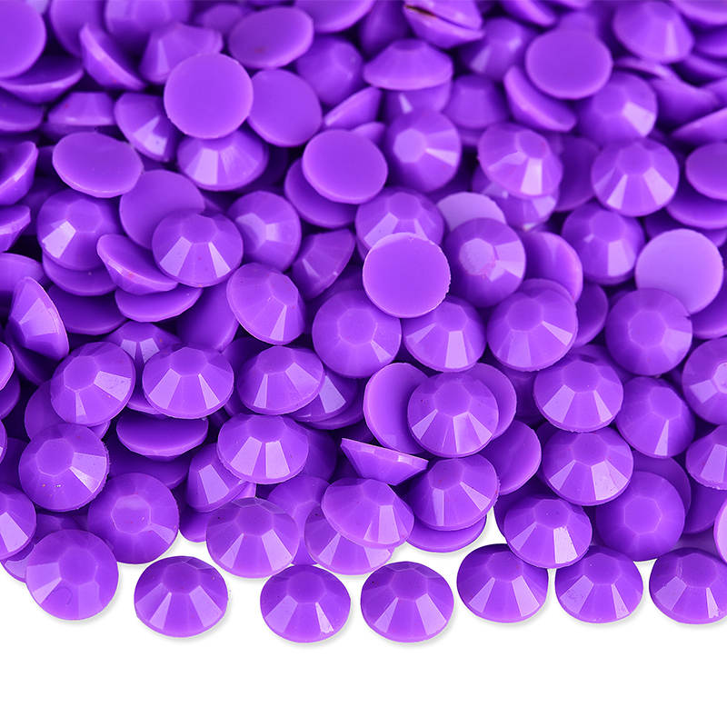 Dark Amethyst Solid Resin Rhinestones
