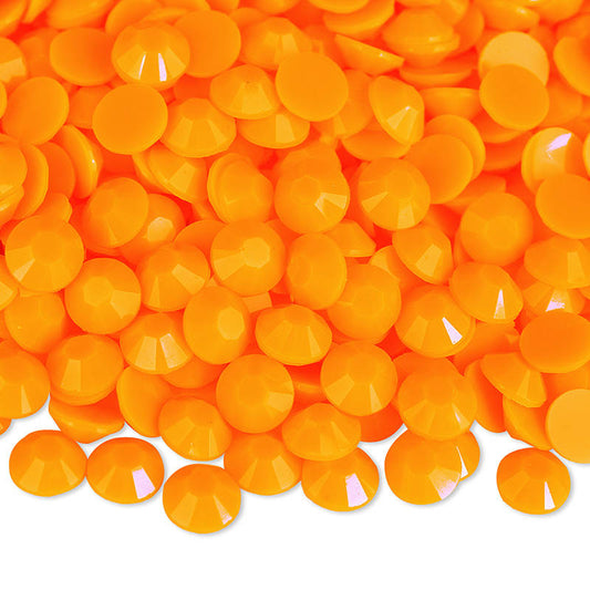 Orange Solid Resin Rhinestones