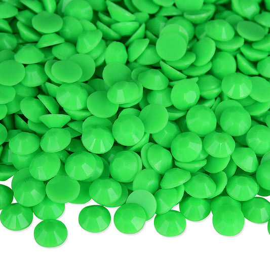 Peridot Solid Resin Rhinestones