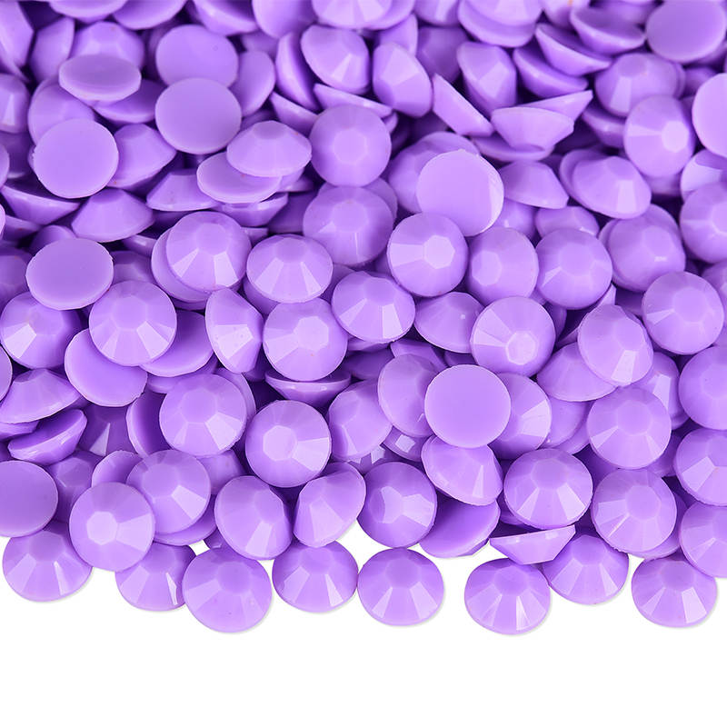 Light Amethyst Solid Resin Rhinestones