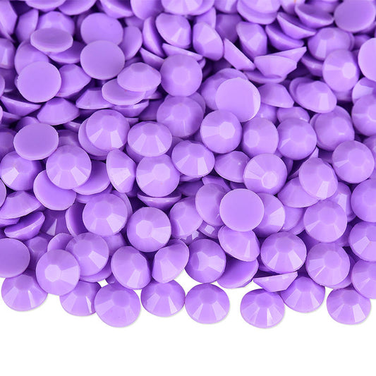 Light Amethyst Solid Resin Rhinestones
