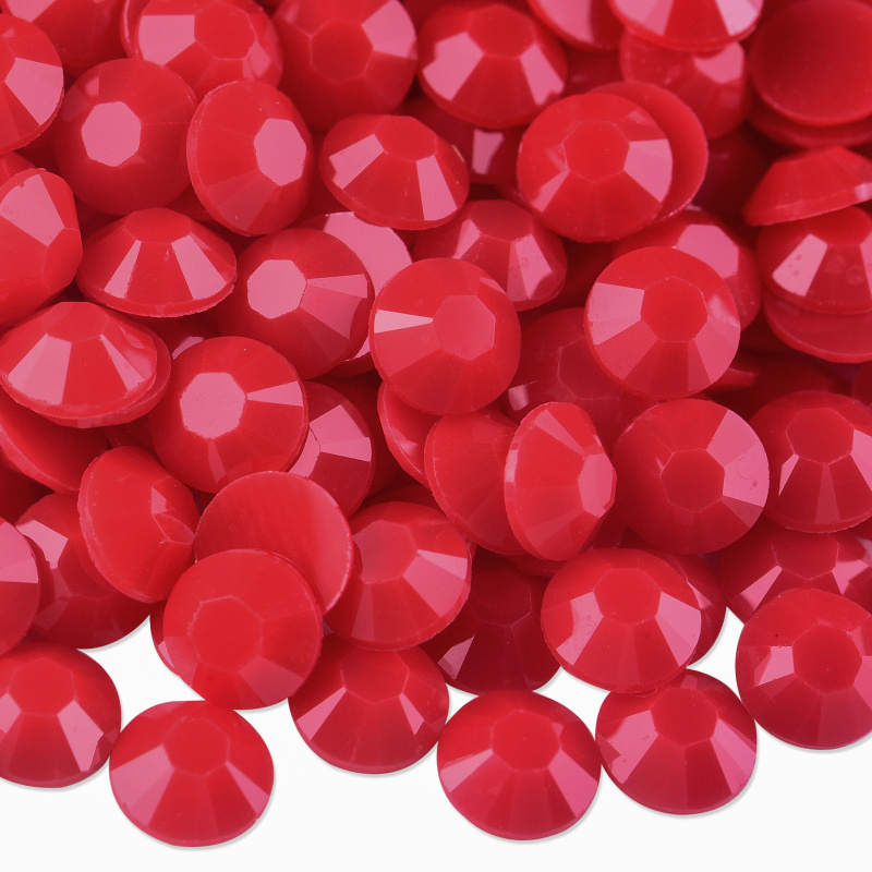 Siam Solid Resin Rhinestones