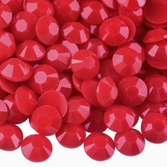 Siam Solid Resin Rhinestones
