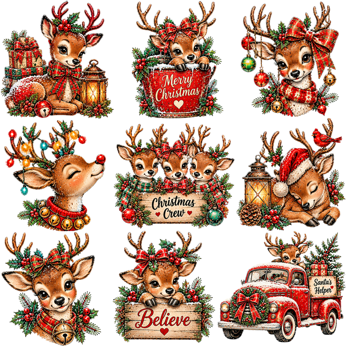 Christmas Reindeer Element