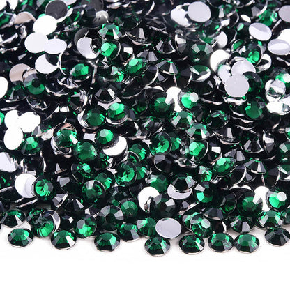 Emerald Resin Rhinestones