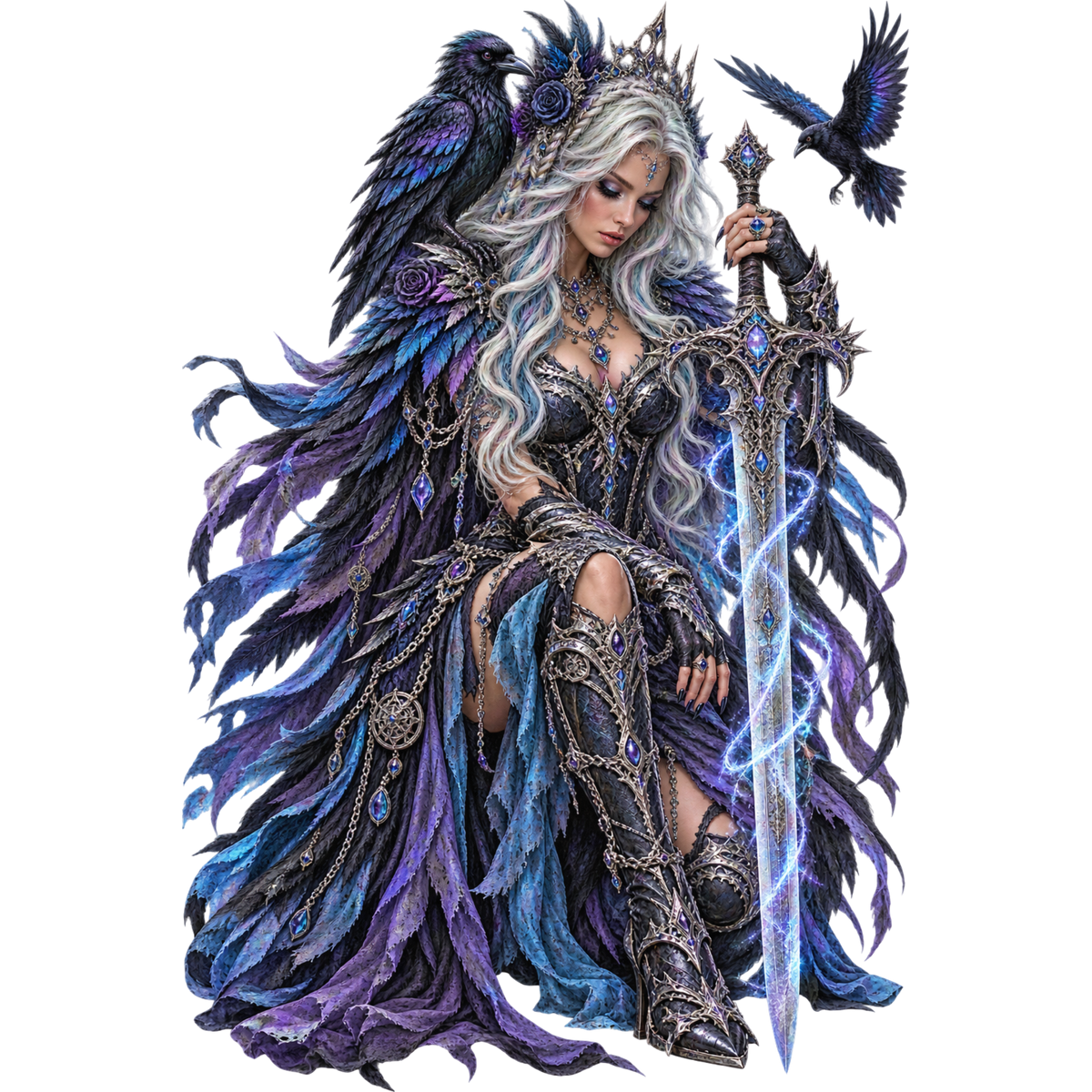Fantasy Warrior Raven UVDTF