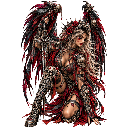 Gothic Fallen Angel Warrior