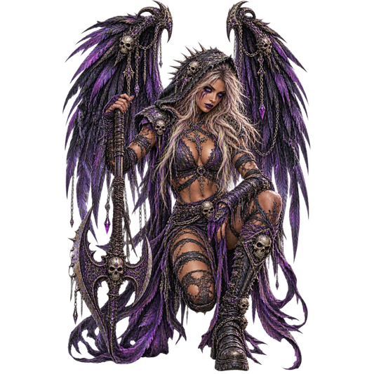 Gothic Winged Woman