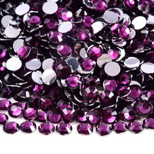 Grape Purple Resin Rhinestones