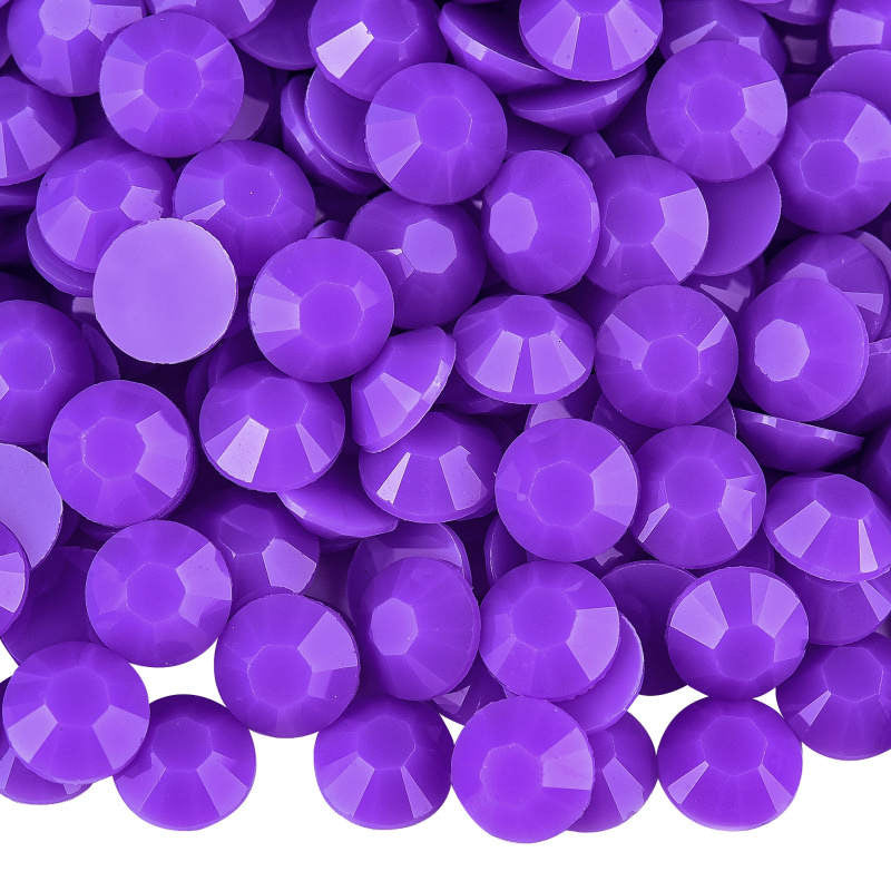 Violet Solid Resin Rhinestones