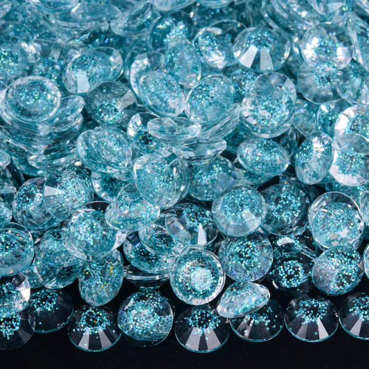 Starry Peacock Resin Rhinestones