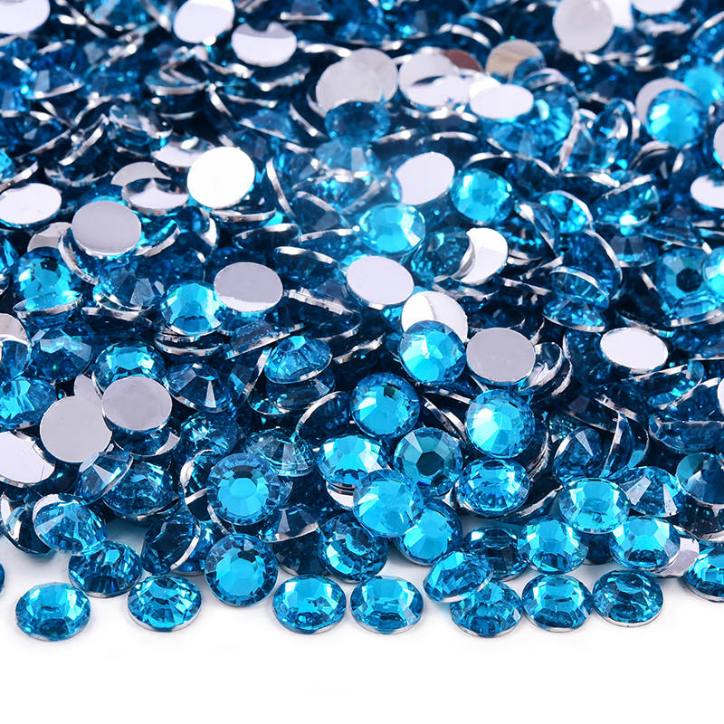 Capri Blue Resin Rhinestones