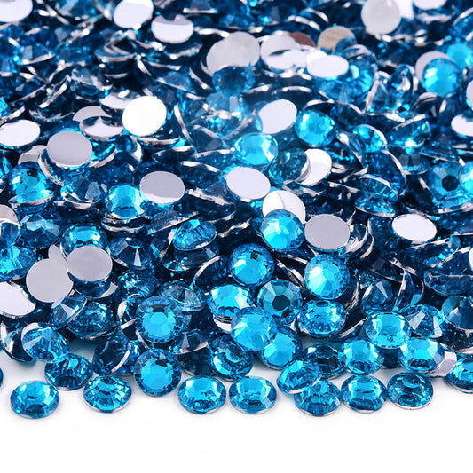 Capri Blue Resin Rhinestones