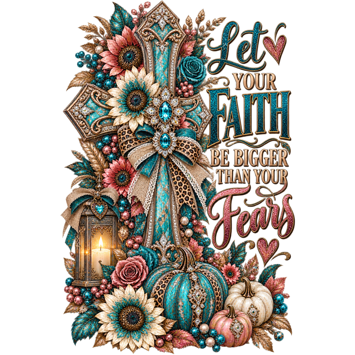 Let Your Faith Be Bigger Than Your Fears 4x4