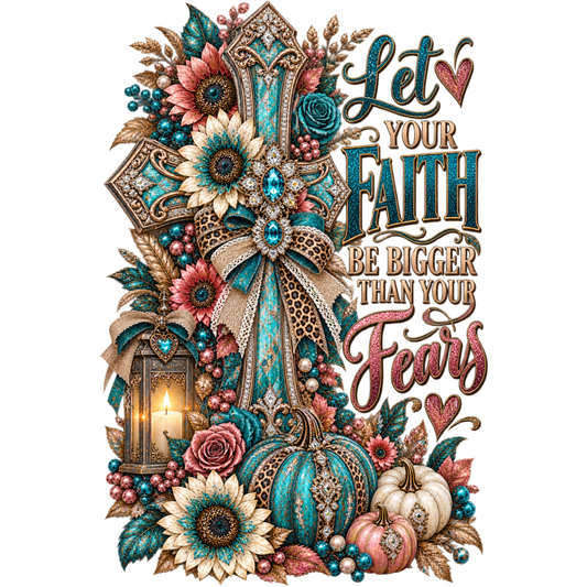 Let Your Faith Be Bigger Than Your Fears 4x4