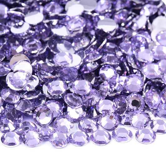 Light Amethyst Resin Rhinestones