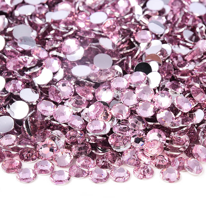 Light Pink Resin Rhinestones