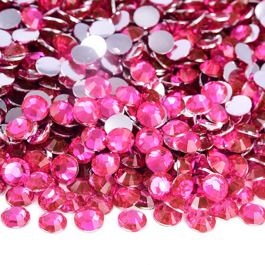 Light Rose Resin Rhinestones