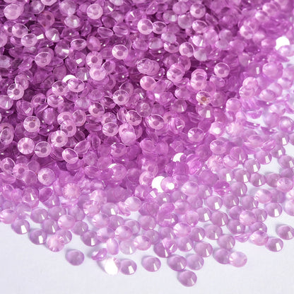 Light Amethyst Glow in the Dark Resin Rhinestone