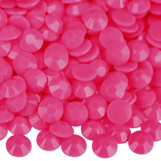 Rose Solid Resin Rhinestones
