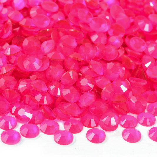 Rose Glow in the Dark Resin Rhinestone