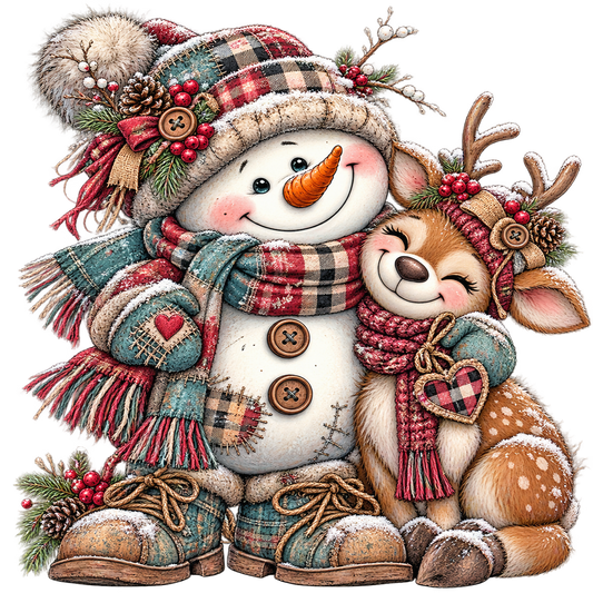 Snowman Deer 1
