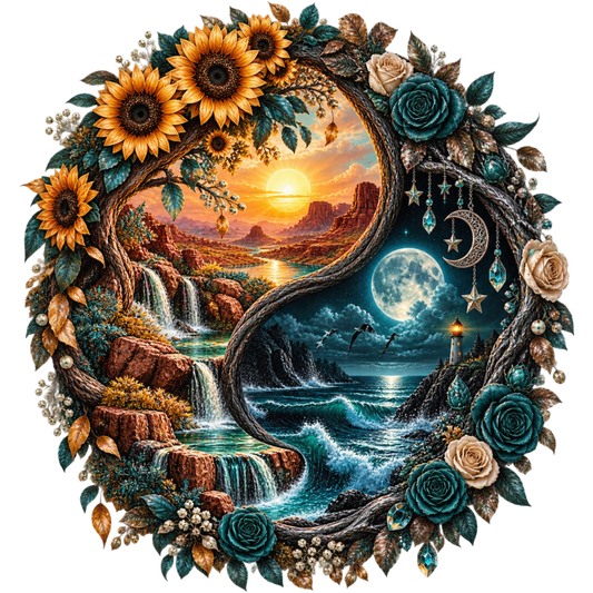 Sunflower Day & Night Landscape 4x4