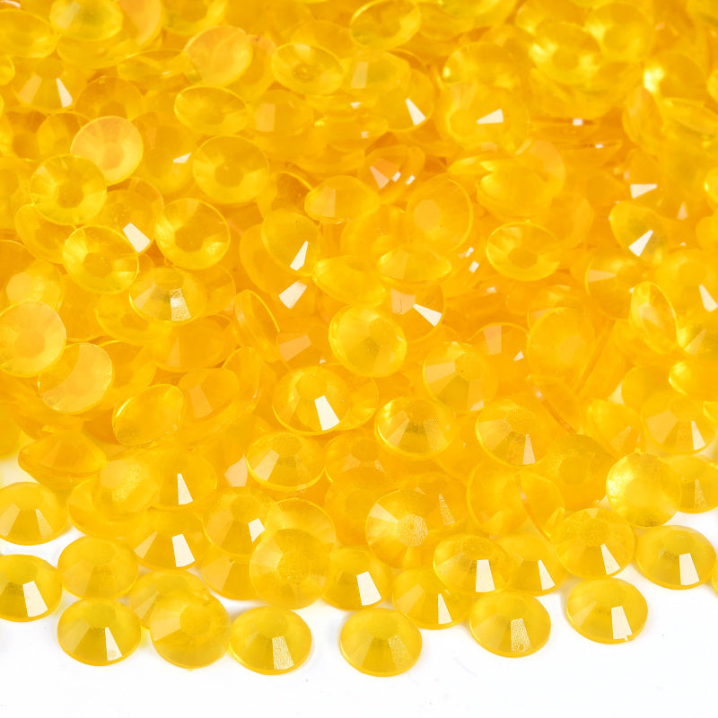 Topaz Glow in the Dark Resin Rhinestone