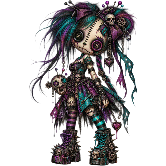 Gothic Rag Doll 4x4