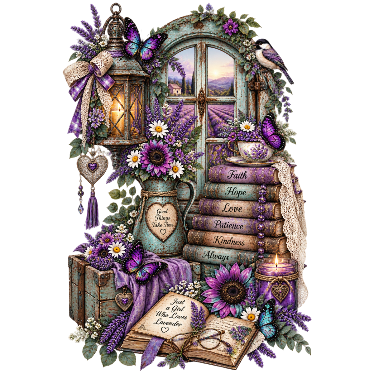 Lavender Faith & Hope 4x4