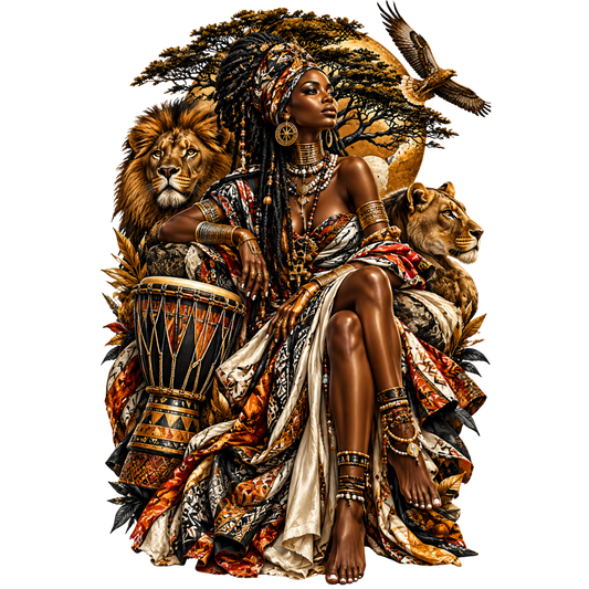 African Queen with Lions 4x4