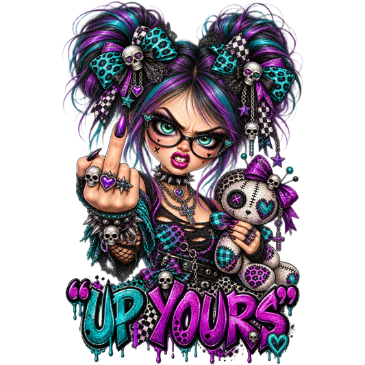 “Up Yours” Punk Doll 4x4
