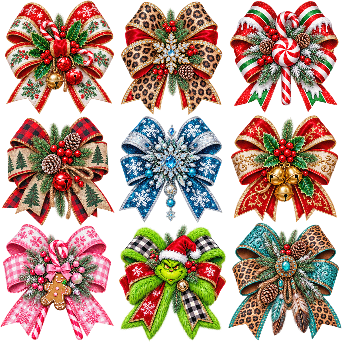 Bows Christmas 33
