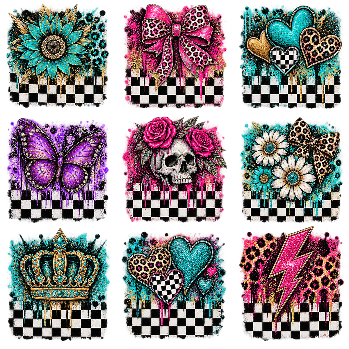 Checkered